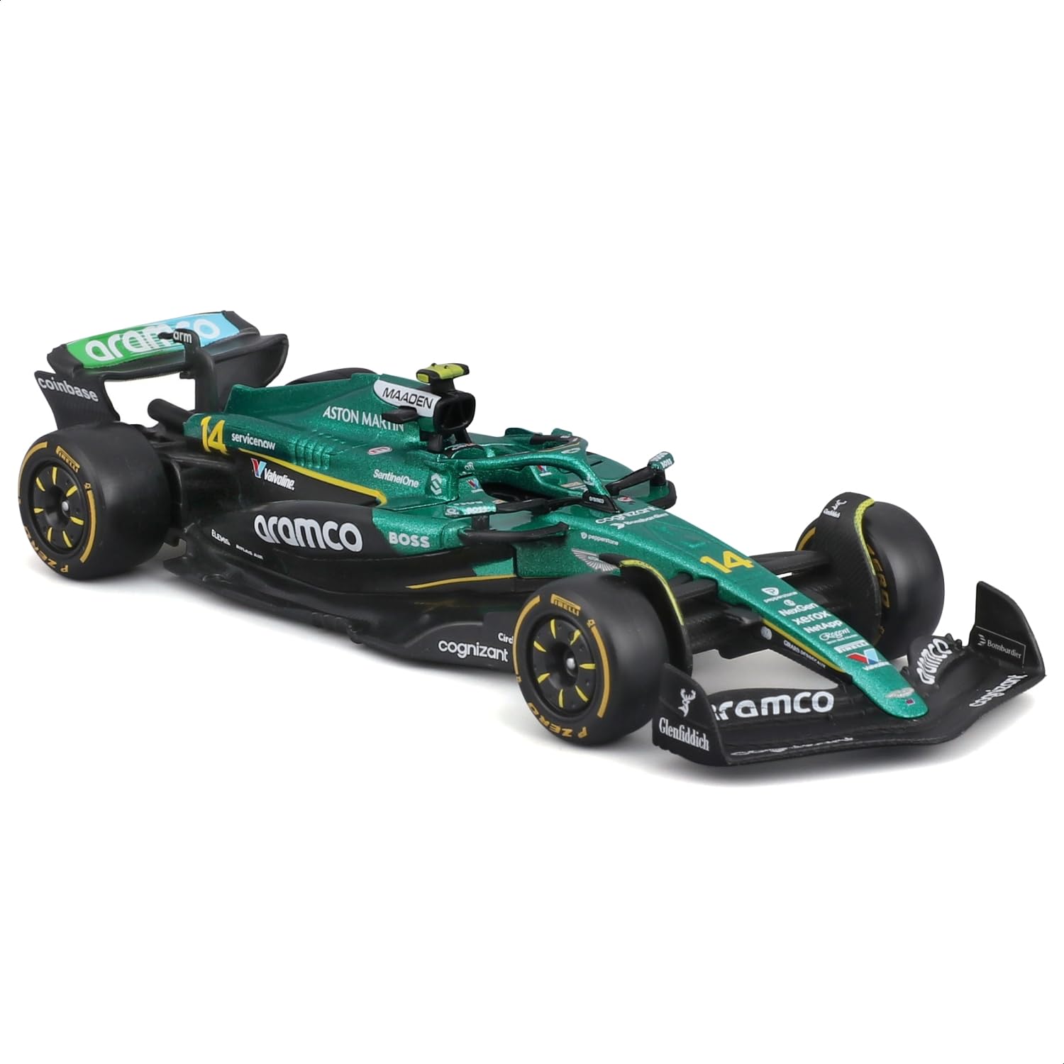 Amazon | Bburago 2025年モデル 1/43 F1 アストンマーティン・アラムコ